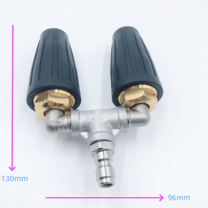 🚿 Boquilla Turbo de Acero Inoxidable – Limpieza Potente para Terrazas, Autos y Fachadas 🏡🚗✨