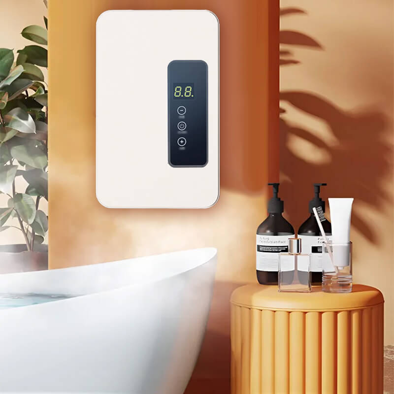 🔥 Calentador de Agua Instantáneo sin Tanque – Diseño Compacto con Control de Temperatura Digital para Ahorro de Energía ⚡🚿