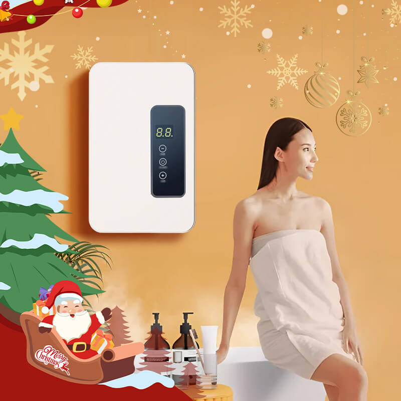 🔥 Calentador de Agua Instantáneo sin Tanque – Diseño Compacto con Control de Temperatura Digital para Ahorro de Energía ⚡🚿