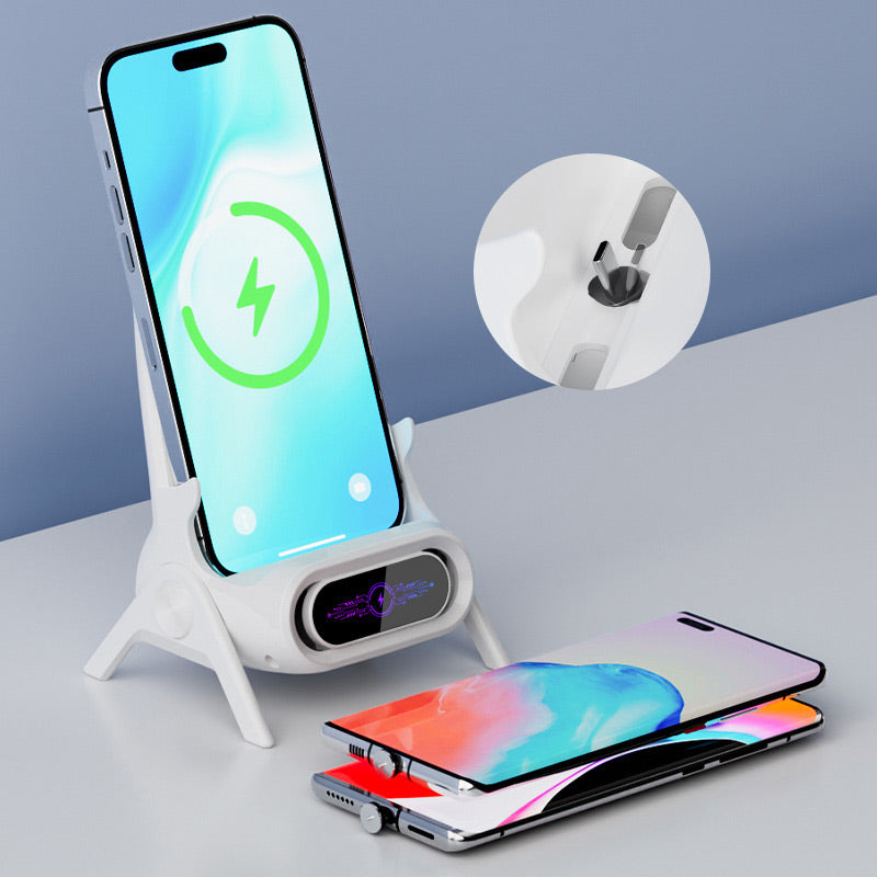 📱🔥 ¡50% OFF por Tiempo Limitado! Soporte para Teléfono con Carga Inalámbrica Rápida 360° – ¡2ª Unidad al 50% EXTRA! ⚡🚗