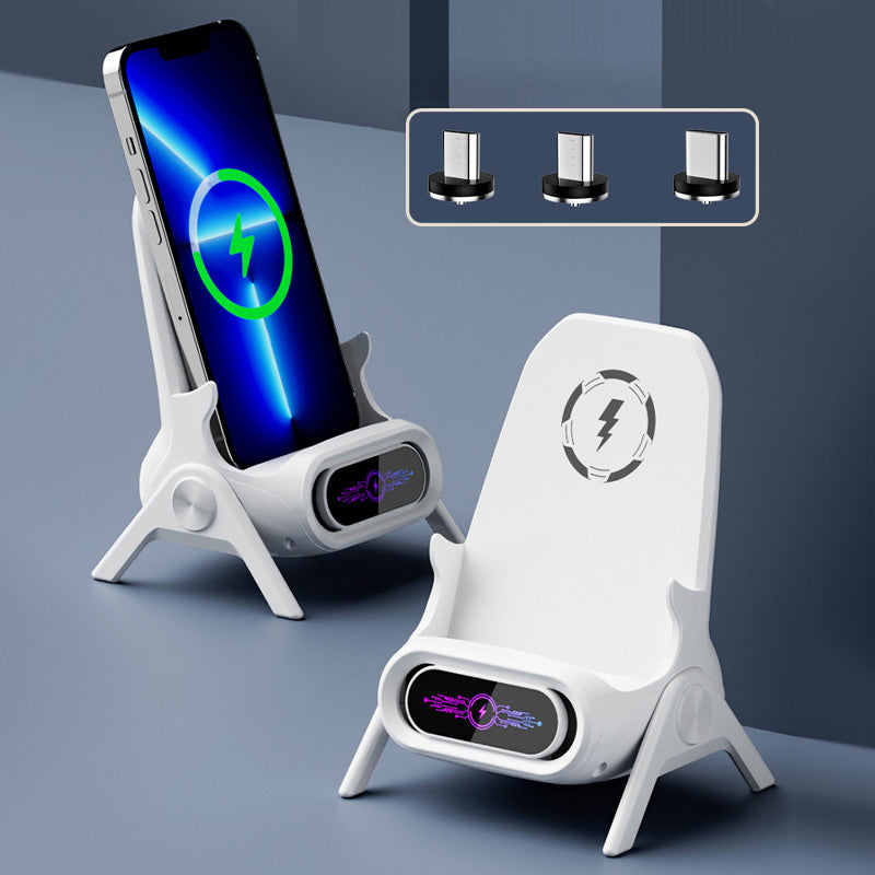 📱🔥 ¡50% OFF por Tiempo Limitado! Soporte para Teléfono con Carga Inalámbrica Rápida 360° – ¡2ª Unidad al 50% EXTRA! ⚡🚗
