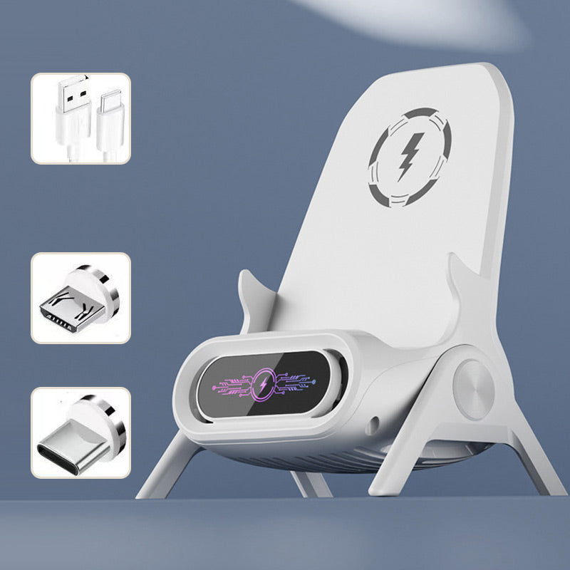 📱🔥 ¡50% OFF por Tiempo Limitado! Soporte para Teléfono con Carga Inalámbrica Rápida 360° – ¡2ª Unidad al 50% EXTRA! ⚡🚗