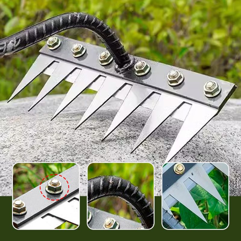 ⏰ ¡Oferta Limitada 50% OFF! 🌿 Rastrillos para Maleza 5/6/7/8 – Púas de Acero al Carbono, Mango Ergonómico y Eficaces para Quitar Malas Hierbas 🌱💪🏡