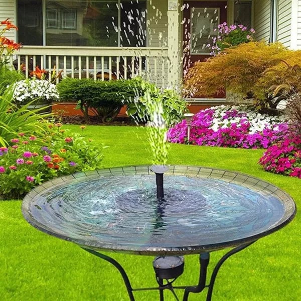 ⏰ ¡Oferta Limitada 50% OFF! 🔆 Fuente Solar con Bomba Sumergible – 4 Boquillas, Ideal para Estanques, Jardines, Piscinas y Acuarios 💧🌿