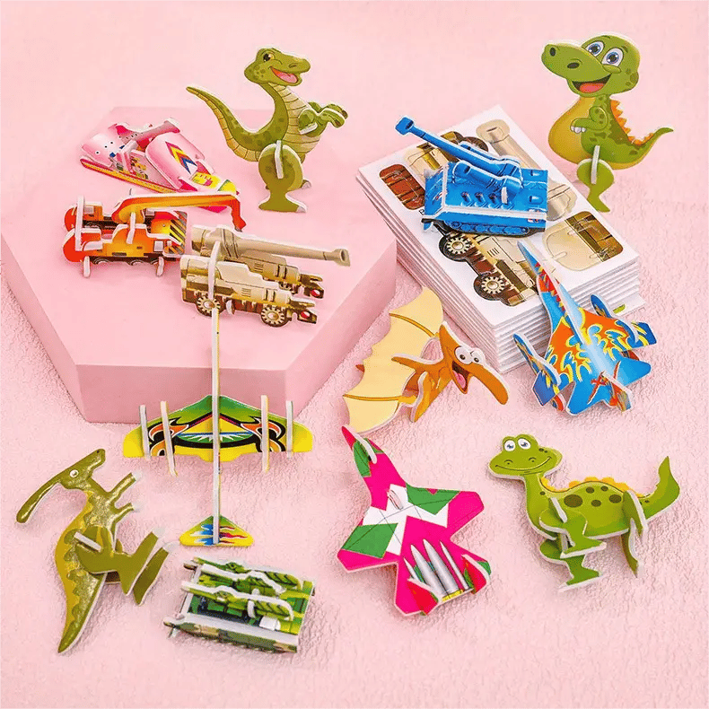 🔥 50% DE DESCUENTO 🔥 Rompecabezas 3D de Dibujos Animados para Niños (25 Piezas) – Diversión y Aprendizaje en Cada Pieza 🧩✨