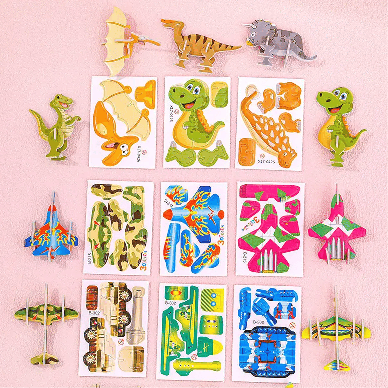 🔥 50% DE DESCUENTO 🔥 Rompecabezas 3D de Dibujos Animados para Niños (25 Piezas) – Diversión y Aprendizaje en Cada Pieza 🧩✨
