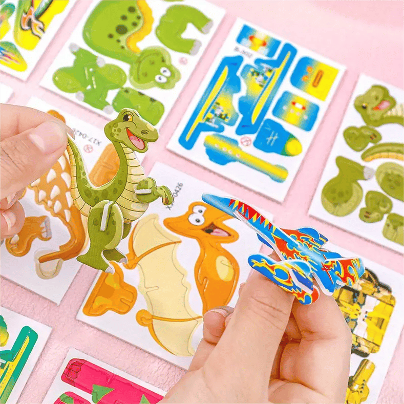 🔥 50% DE DESCUENTO 🔥 Rompecabezas 3D de Dibujos Animados para Niños (25 Piezas) – Diversión y Aprendizaje en Cada Pieza 🧩✨