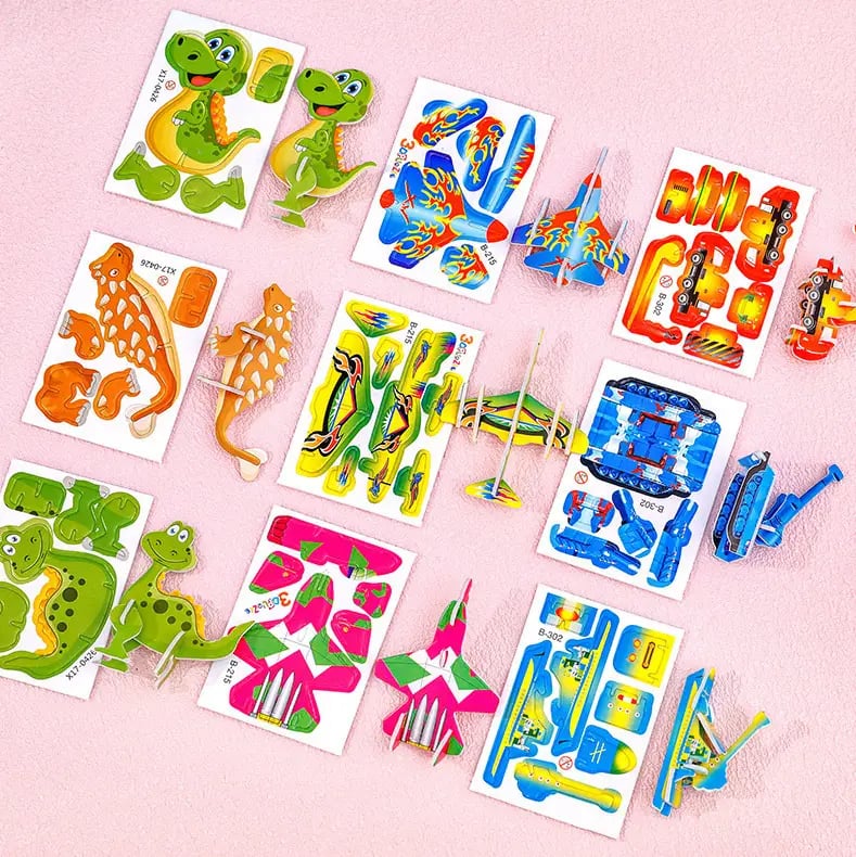 🔥 50% DE DESCUENTO 🔥 Rompecabezas 3D de Dibujos Animados para Niños (25 Piezas) – Diversión y Aprendizaje en Cada Pieza 🧩✨