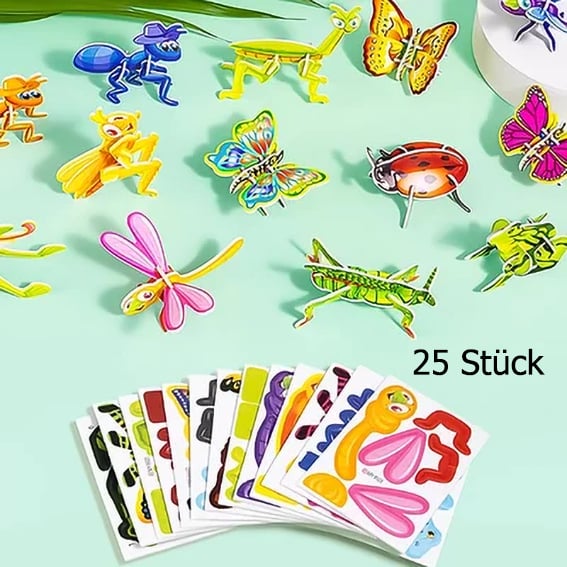🔥 50% DE DESCUENTO 🔥 Rompecabezas 3D de Dibujos Animados para Niños (25 Piezas) – Diversión y Aprendizaje en Cada Pieza 🧩✨