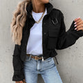 ⏰ ¡Oferta Limitada 50% OFF! 🧥 Chaqueta con Cuello Alto – Botones a Presión, Cordón Ajustable y Bolsillos, Estilo y Comodidad para Cualquier Ocasión ✨🌿