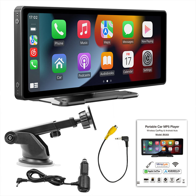 🚗📺 Pantalla Carplay de 10,26" con Cámara de Respaldo Integrada 🎥✨ Conexión Rápida y Conducción Inteligente 🚙🔊