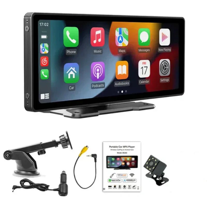 🚗📺 Pantalla Carplay de 10,26" con Cámara de Respaldo Integrada 🎥✨ Conexión Rápida y Conducción Inteligente 🚙🔊