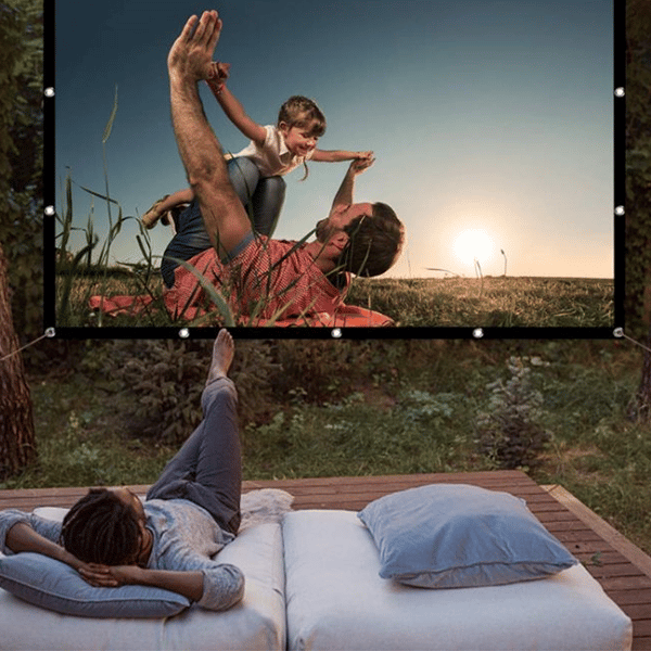 🎬✨ ¡OFERTA 50% OFF! Pantalla de Proyección Portátil – Cine en Casa