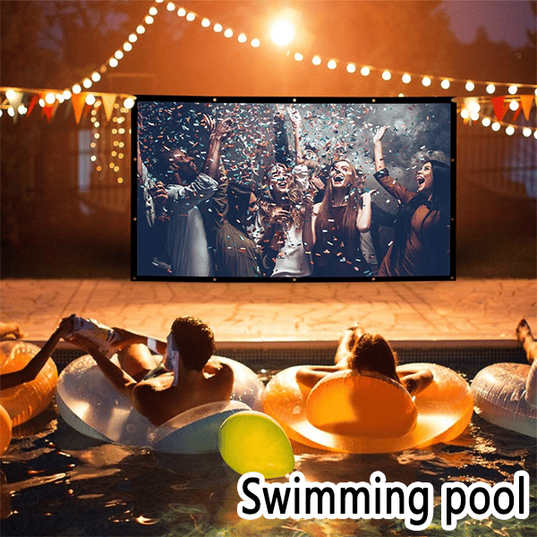 🎬✨ ¡OFERTA 50% OFF! Pantalla de Proyección Portátil – Cine en Casa