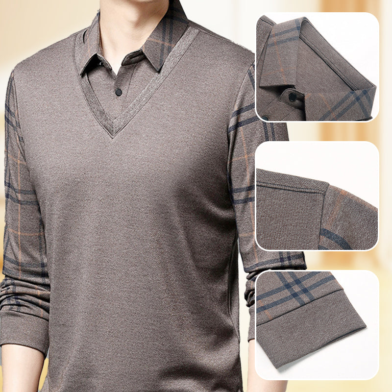 👔 Camisas Casuales de Manga Larga para Hombre – Conjunto de Dos Piezas para un Look Moderno y Cómodo ✨👕