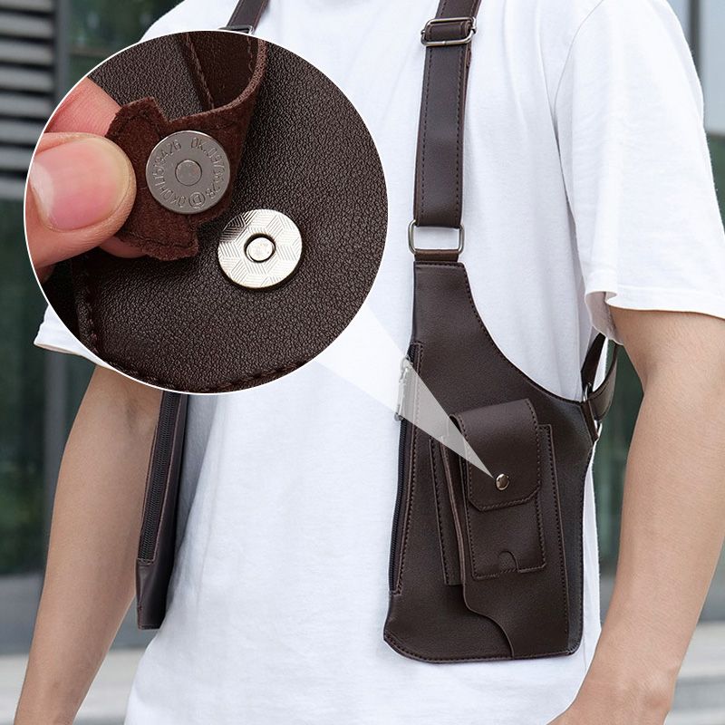 🔥2025 NEW HOT SALE 🔥Bolso táctico antirrobo con múltiples bolsillos y doble bandolera