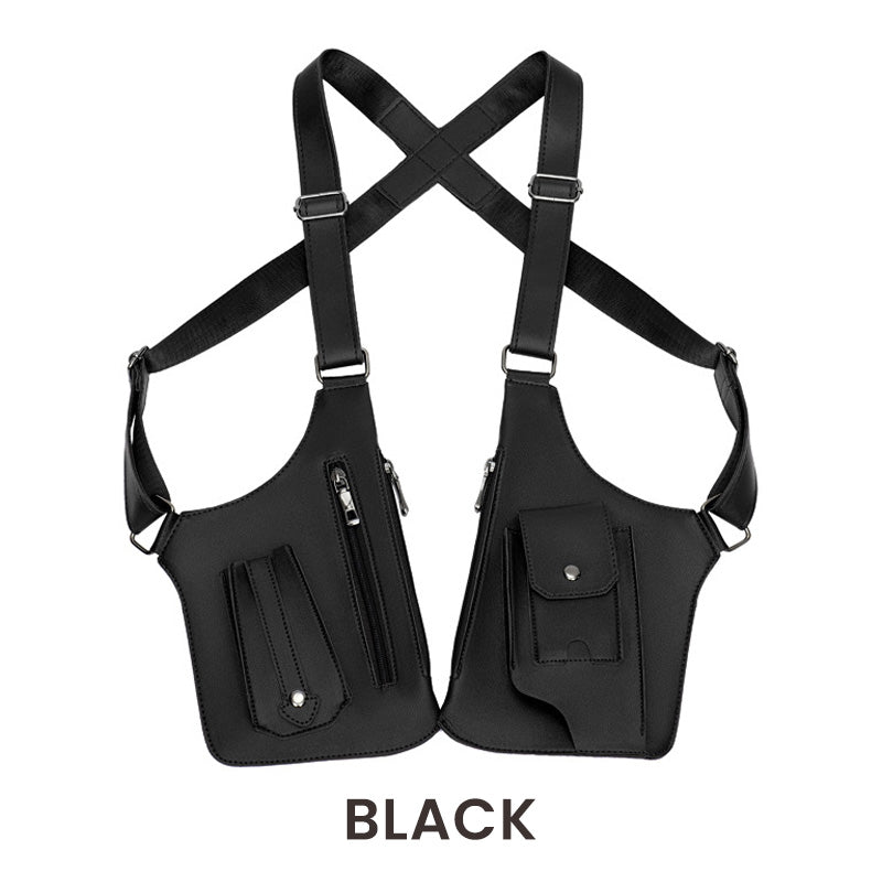 🔥2025 NEW HOT SALE 🔥Bolso táctico antirrobo con múltiples bolsillos y doble bandolera