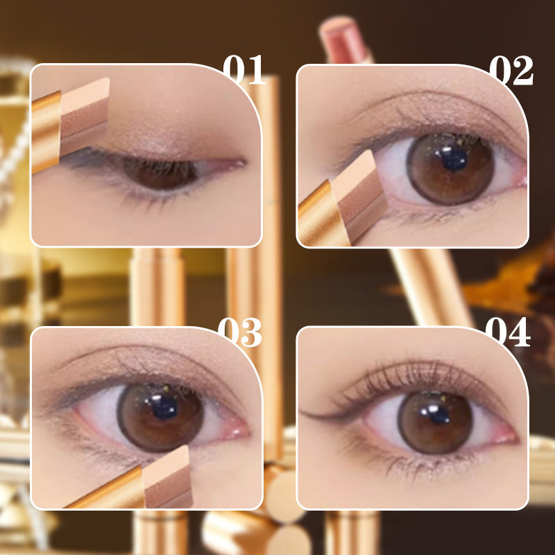 🔥 50% DE DESCUENTO 🔥   ✨ 3 Colores en 1 Barra de Sombra de Ojos   Un Solo Toque, Maquillaje Perfecto 💄😍