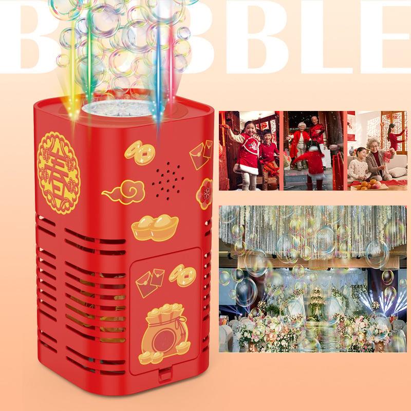 🎉 ¡Feliz Año Nuevo! 🎆 Máquina de Burbujas Iluminada – Diversión y Magia para Toda la Familia ✨🫧