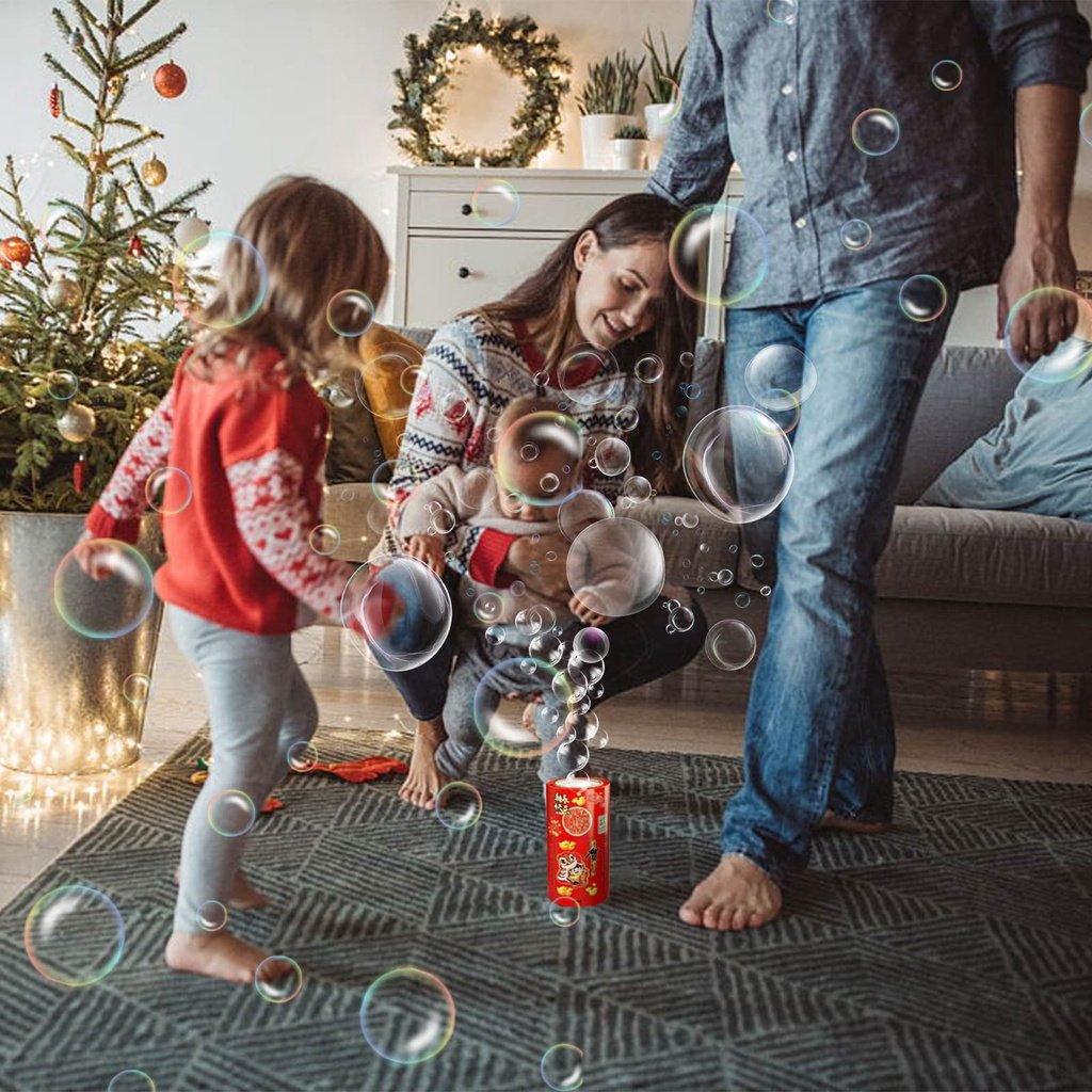 🎉 ¡Feliz Año Nuevo! 🎆 Máquina de Burbujas Iluminada – Diversión y Magia para Toda la Familia ✨🫧