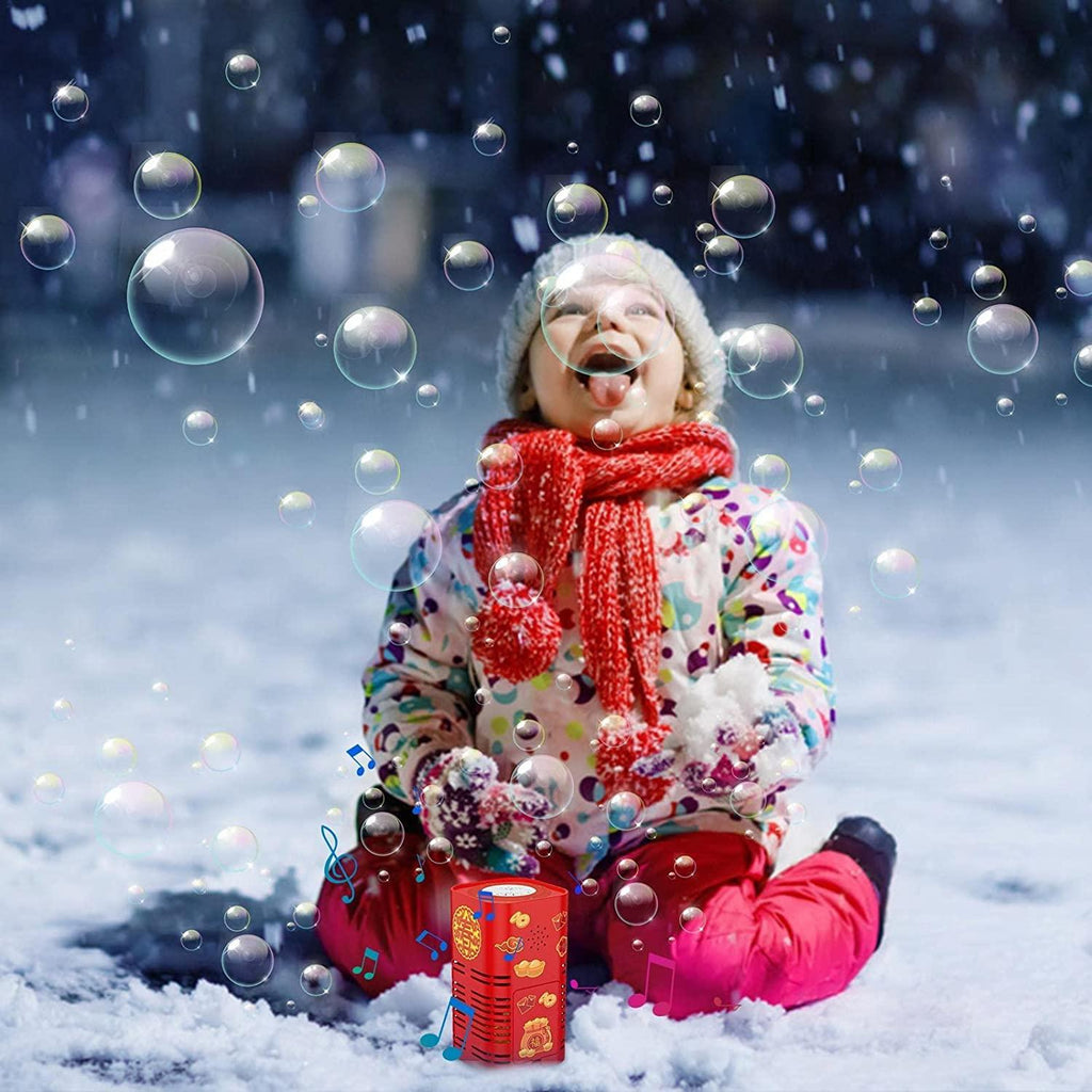 🎉 ¡Feliz Año Nuevo! 🎆 Máquina de Burbujas Iluminada – Diversión y Magia para Toda la Familia ✨🫧