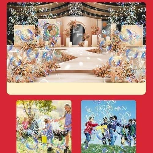 🎉 ¡Feliz Año Nuevo! 🎆 Máquina de Burbujas Iluminada – Diversión y Magia para Toda la Familia ✨🫧