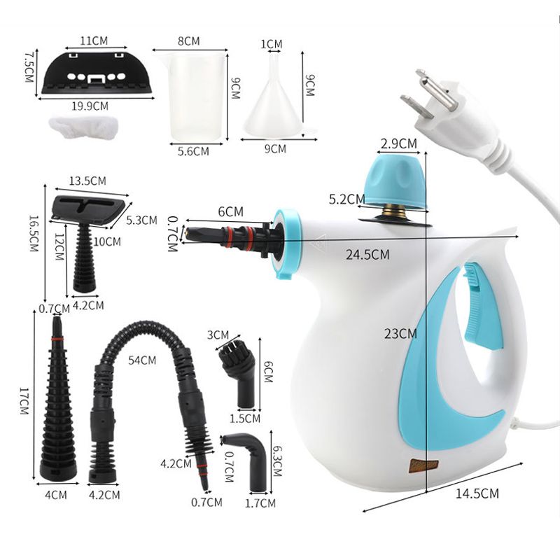💨 Limpiador a Vapor Multisuperficie de Mano – Potente 1050 W para Limpieza Natural y Eficaz ✨🏠