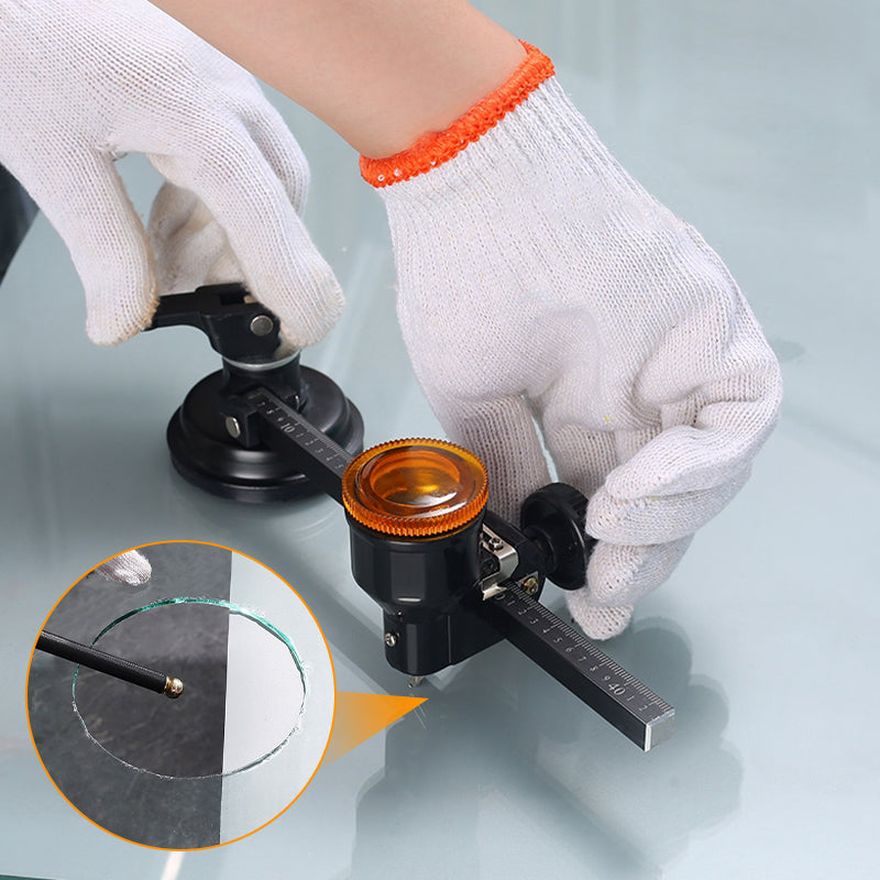 ⏰ ¡Oferta Limitada 50% OFF! 🔧 Cortador de Brújula para Vidrio – Preciso, Fácil de Usar y Profesional ✨🏠