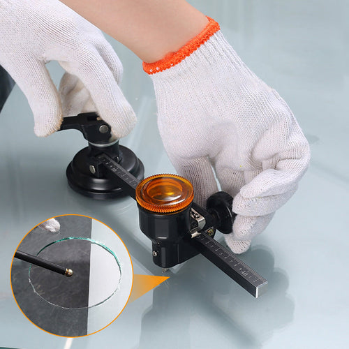 ⏰ ¡Oferta Limitada 50% OFF! 🔧 Cortador de Brújula para Vidrio – Preciso, Fácil de Usar y Profesional ✨🏠