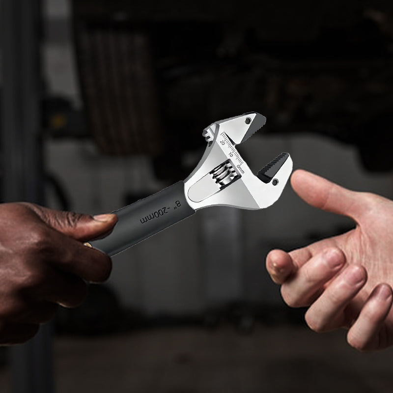 ⏰🔥 ¡Oferta Especial 50% OFF! 🔧 Llave Ajustable de Carraca Multifuncional – Boca Ancha y Máxima Versatilidad ⚡✨