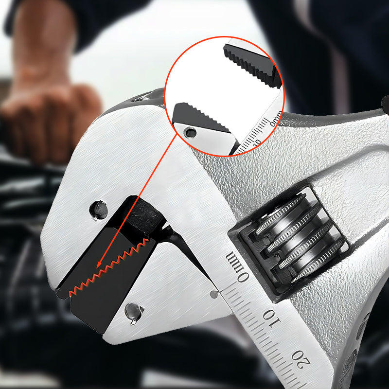 ⏰🔥 ¡Oferta Especial 50% OFF! 🔧 Llave Ajustable de Carraca Multifuncional – Boca Ancha y Máxima Versatilidad ⚡✨