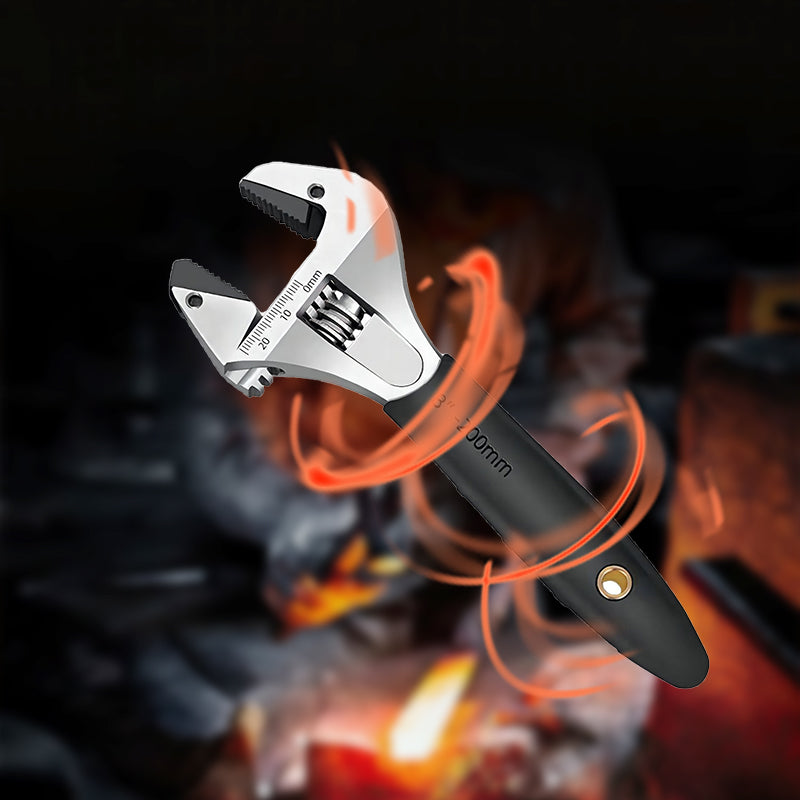 ⏰🔥 ¡Oferta Especial 50% OFF! 🔧 Llave Ajustable de Carraca Multifuncional – Boca Ancha y Máxima Versatilidad ⚡✨