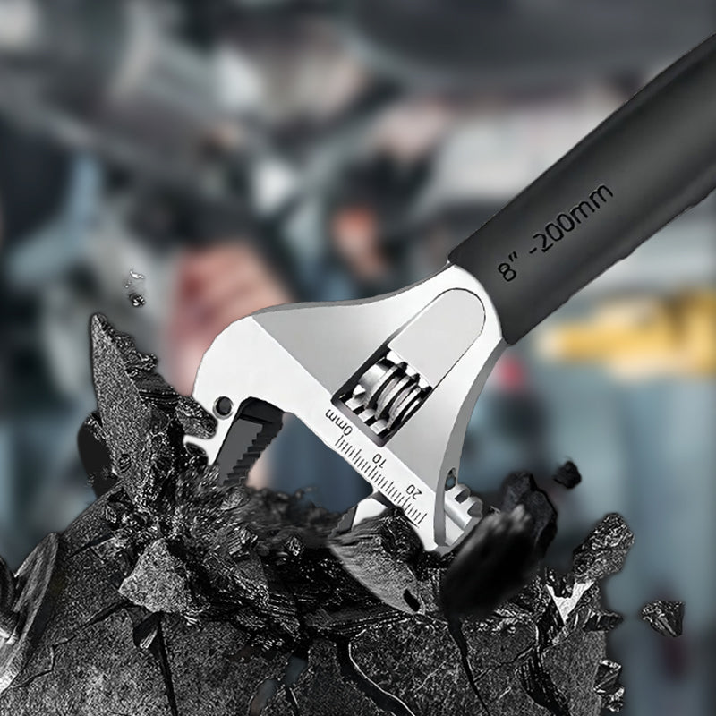 ⏰🔥 ¡Oferta Especial 50% OFF! 🔧 Llave Ajustable de Carraca Multifuncional – Boca Ancha y Máxima Versatilidad ⚡✨