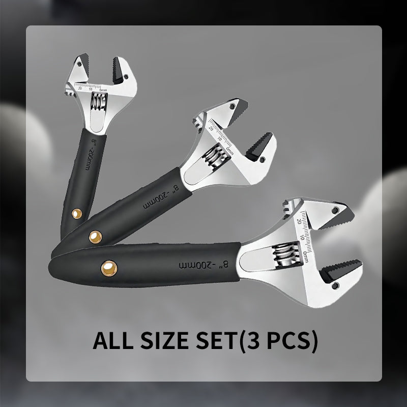 ⏰🔥 ¡Oferta Especial 50% OFF! 🔧 Llave Ajustable de Carraca Multifuncional – Boca Ancha y Máxima Versatilidad ⚡✨