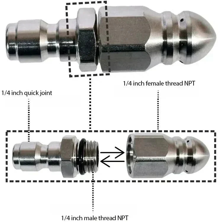 💦 Pulverizador Limpiador y Desatascador de Tuberías – Potente y Eficaz para Mantener tus Tuberías Siempre Despejadas 🔧✨