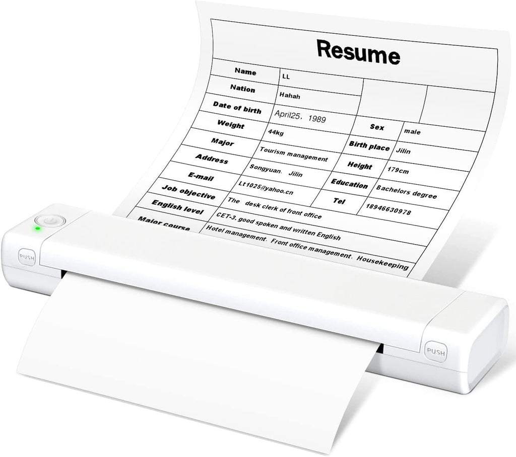 🖨️ Impresora Inalámbrica Portátil – Imprime Fácil y Rápido Desde Cualquier Dispositivo ✨📱