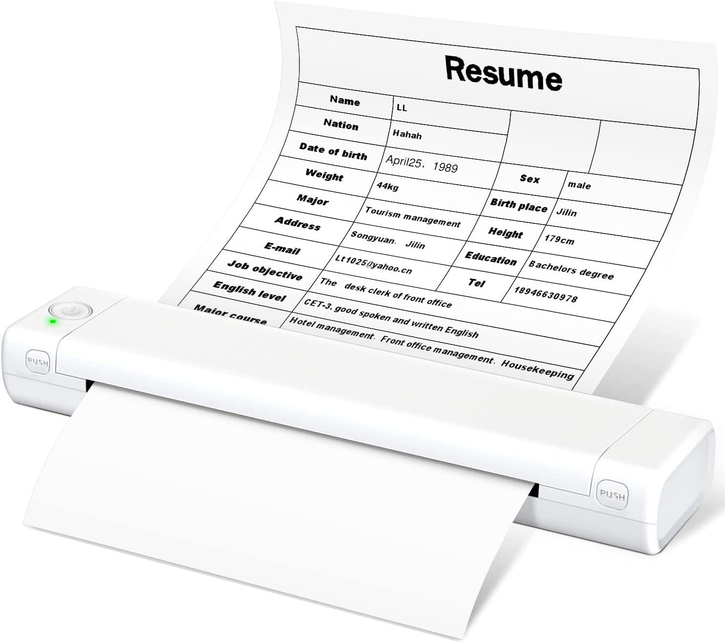 🖨️ Impresora Inalámbrica Portátil – Imprime Fácil y Rápido Desde Cualquier Dispositivo ✨📱