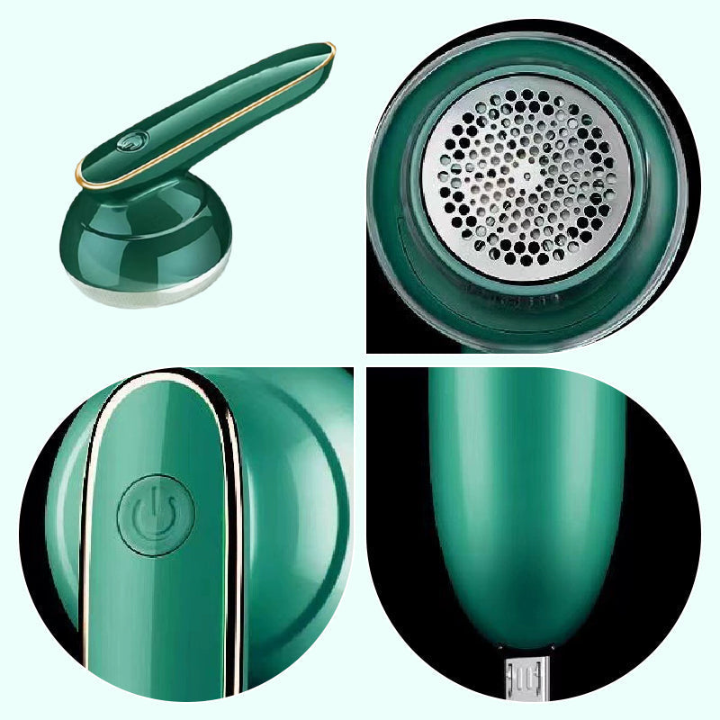 🔥 ¡50% DE DESCUENTO! 🔥  Máquina Recargable para Eliminar Bolas de Pelo – Elimina Pelusas y Bobas de Ropa y Telas con Facilidad ✨👚🧥