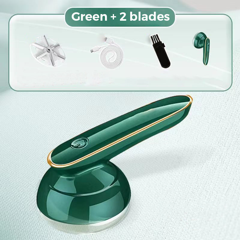🔥 ¡50% DE DESCUENTO! 🔥  Máquina Recargable para Eliminar Bolas de Pelo – Elimina Pelusas y Bobas de Ropa y Telas con Facilidad ✨👚🧥