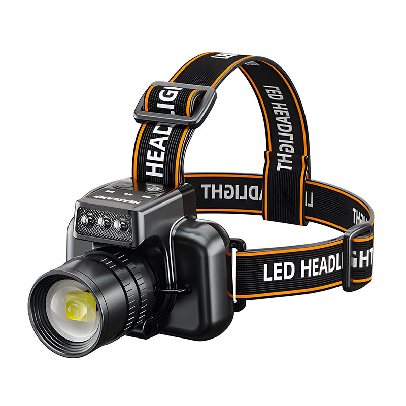 🔦 Linterna Frontal Potente – Luz Brillante y Vida Útil Ultrarlarga, Ideal para Aventuras y Trabajo ✨🏕️