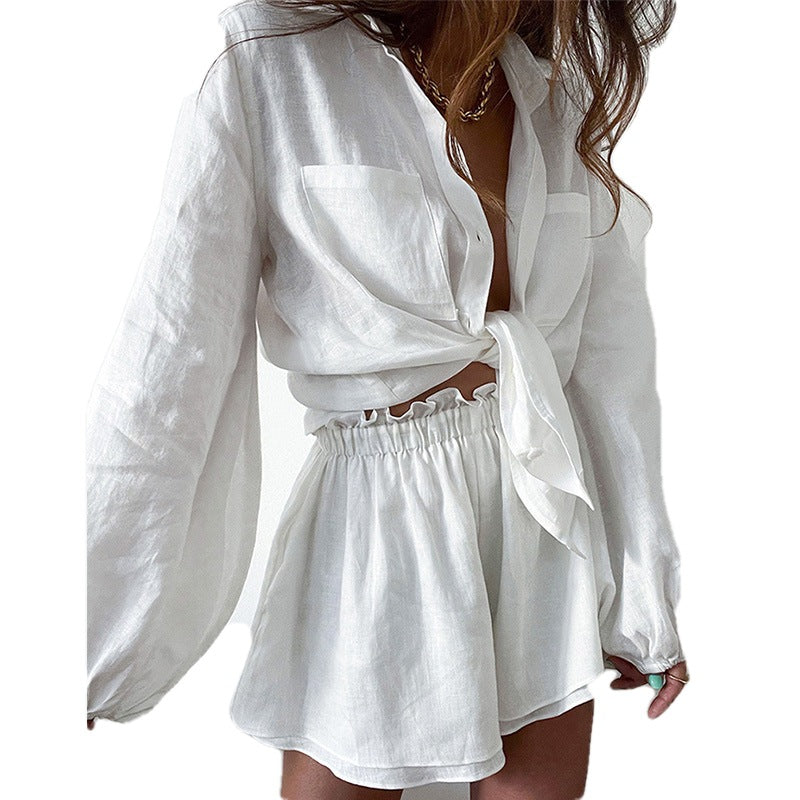 🎀☀️ ¡OFERTA RELÁMPAGO 50% OFF! Conjunto de 2 Piezas con Volantes – Frescura y Estilo de Verano