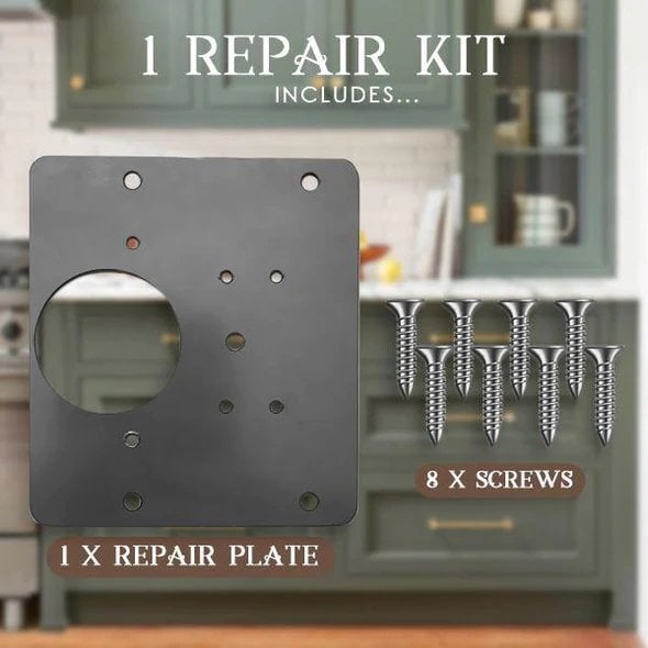 🛠️🚪 Kit de Reparación de Bisagras Reforzado – Puertas Firmes como Nuevas 🔩✨