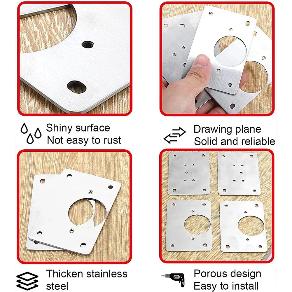 🛠️🚪 Kit de Reparación de Bisagras Reforzado – Puertas Firmes como Nuevas 🔩✨