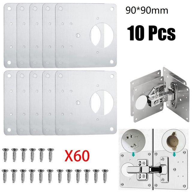 🛠️🚪 Kit de Reparación de Bisagras Reforzado – Puertas Firmes como Nuevas 🔩✨
