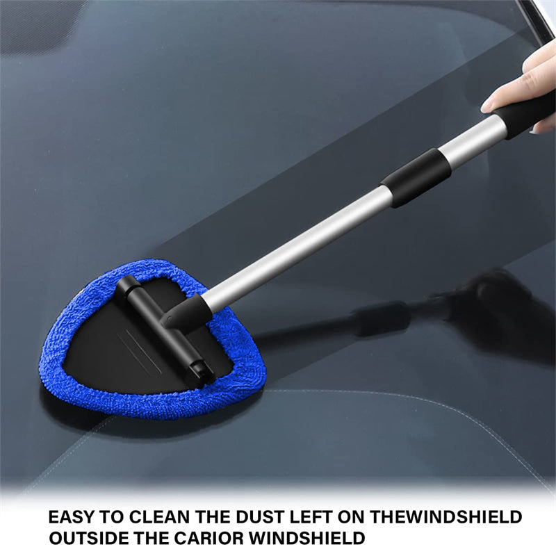 🚘💦 ¡50% OFF + Compra 2 y Lleva 1 Gratis! Kit de Limpieza para Parabrisas – Mango Extensible y Cabezal Giratorio 180°