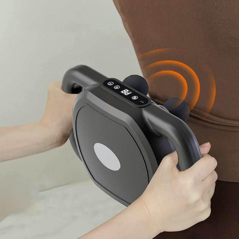 🔥Ofertas en promoción-Pistola de Masaje Muscular Automática Multifuncional con 12 Cabezales