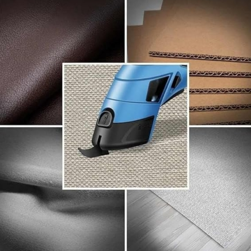✂️✨ Tijeras Eléctricas Portátiles para Tela – Corte Preciso y Suave con Batería de Litio Recargable 🔋🧵🪡