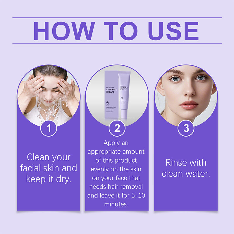 🔥 Crema Depilatoria Facial Suave e Indolora – Resultados Rápidos y Sin Irritación ✨🌸