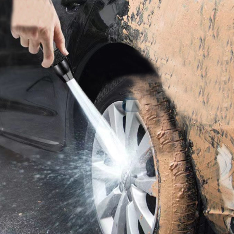 💦 Boquilla de Riego Metálica con Varilla Larga – Ideal para Jardín 🌿 Limpieza 🧽 y Lavado de Autos 🚗