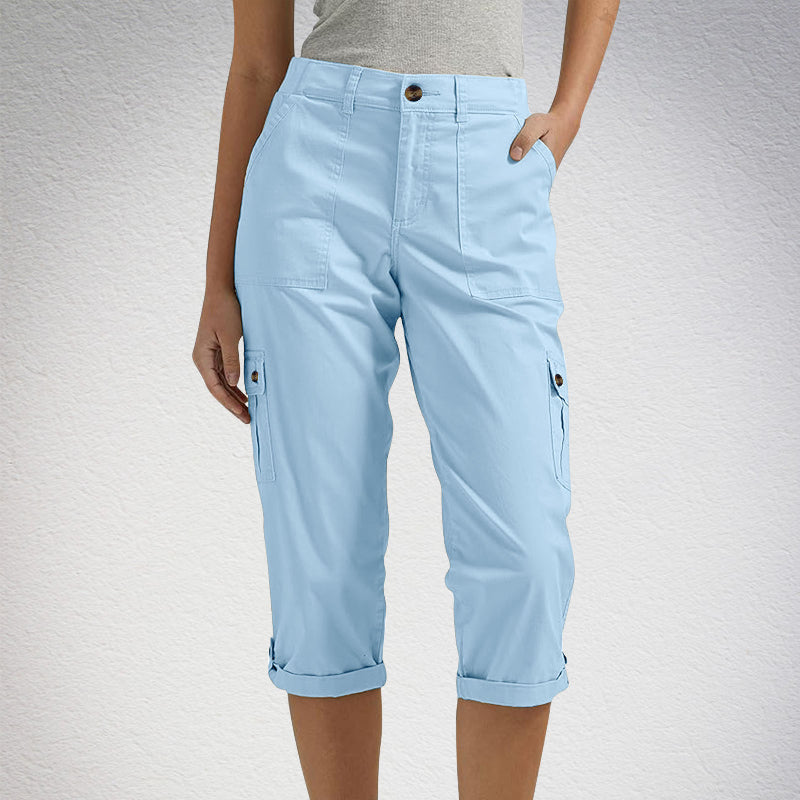 ⏰🔥 ¡50% DE DESCUENTO POR TIEMPO LIMITADO! 👖 Pantalones Cortos de Mujer – Cómodos, Elásticos y con Múltiples Bolsillos para Cada Día ✨🌸
